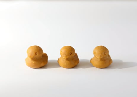 【穏やかな湖畔で】イエロークォーツァイト あひる