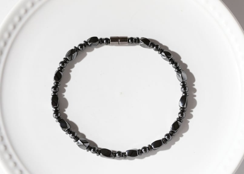 落ち着きの中で】ヘマタイトアンクレット マグネット式(約26cm) | Y.S.Y24