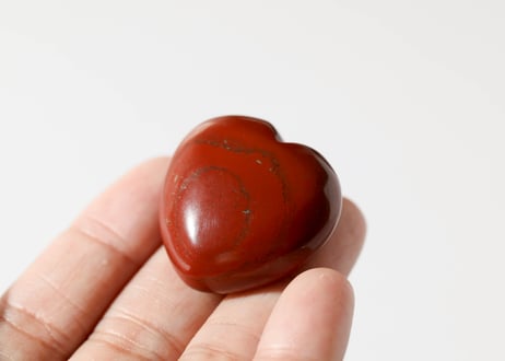 【悟りのシッディ入り】レッドジャスパー ハート