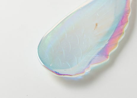 エドワード淺井さんによる技入り❣️【青天井に夢が叶う/青天井に成功に導く】エンジェルオーラ クリアクォーツ 天使の羽 台座付き ※イベントクーポン使用不可