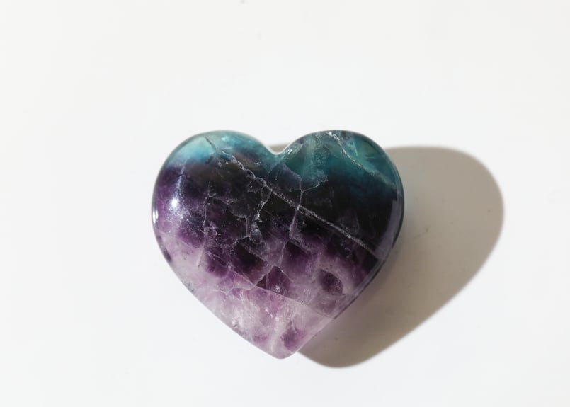 宇宙の色で描く】レインボーフローライト ハート | Y.S.Y24