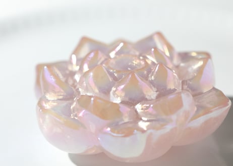 【mystic energy】エンジェルオーラローズクォーツの蓮の花
