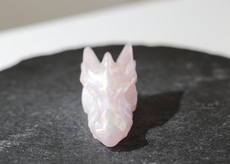 【森林浴】エンジェルオーラ ローズクォーツ ドラゴン