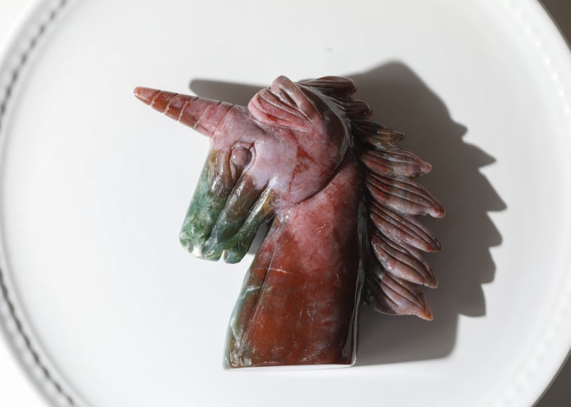 ラストレア高品質ユニコーンジャスパースフィアオーシャンジャスパー好きに