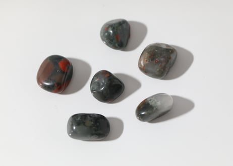 【新生を体験する】ブラッドストーン タンブル（6個セット）