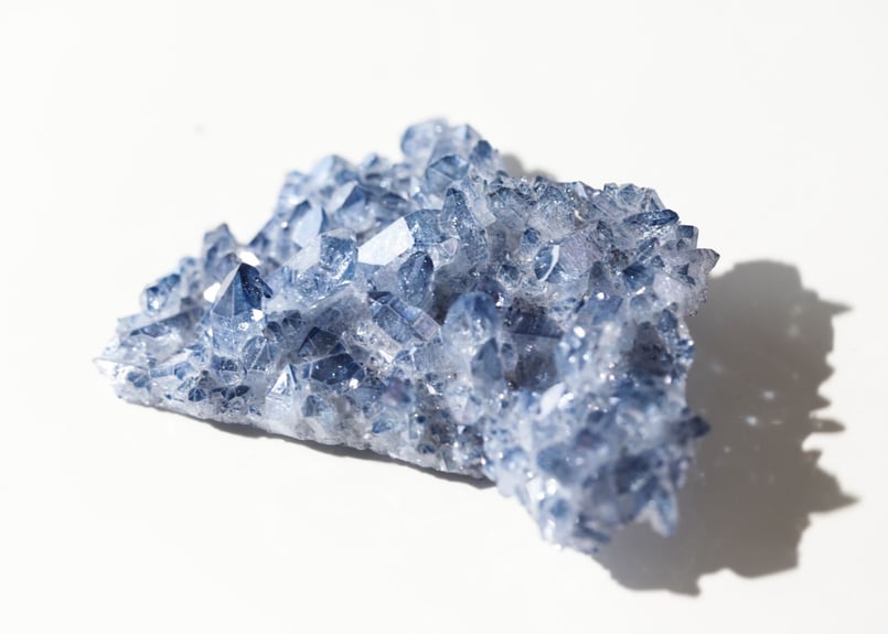 空の色】本場のオーラ加工！スカイブルーオーラ アーカンソー産 クリア