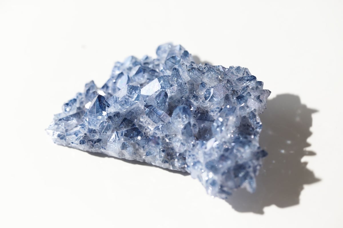 空の色】本場のオーラ加工！スカイブルーオーラ アーカンソー産 クリア