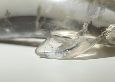【シリウスからのメッセージ】ミナスジェライス州産 虹入り ナチュラルシトリン イルカ