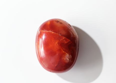 【体をあたためて】カーネリアン 握り石