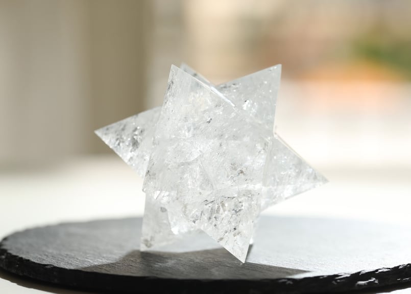 次元上昇】ブラジル産 虹入り クリアクォーツ アステロイド | Y.S.Y24