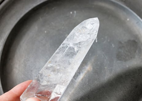 【神聖な意図】虹入り レムリアンクォーツ ポイント