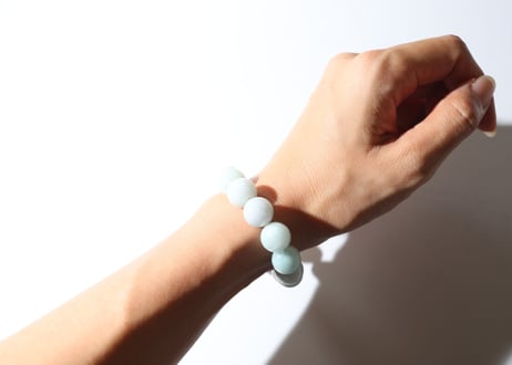 ミャンマー産 本翡翠 ブレスレット(16cm)