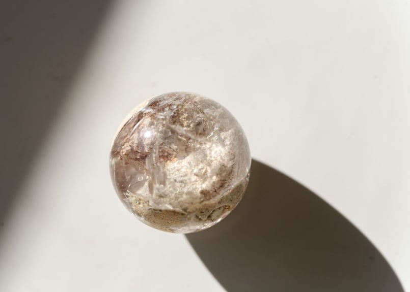 白い楽園】ホワイトガーデンクォーツ スフィア | Y.S.Y24