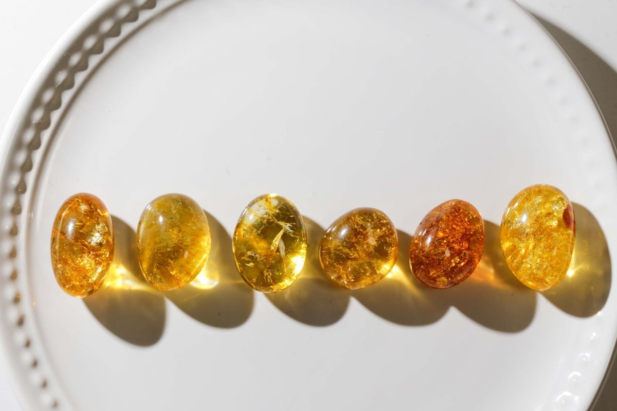 強力シトリンで縁結び 乙女座の恋のエネルギー ナチュラルシトリンのバレッタ116 A116 強力運気UP シトリンで縁を結ぶ！ 乙女座の恋のエネルギー