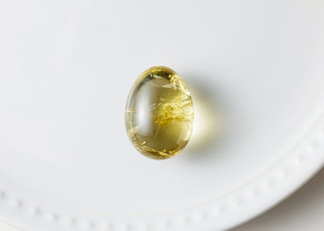 【美しいあなたへ】ハイクオリティ 虹入り シトリン タンブル