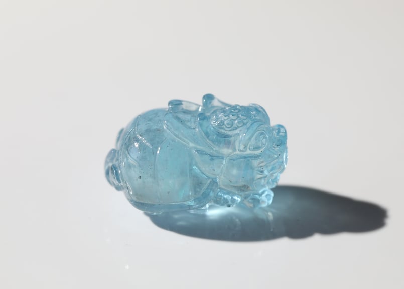 金龍、金運の器が広がる技入り！】ハイクオリティ アクアマリン