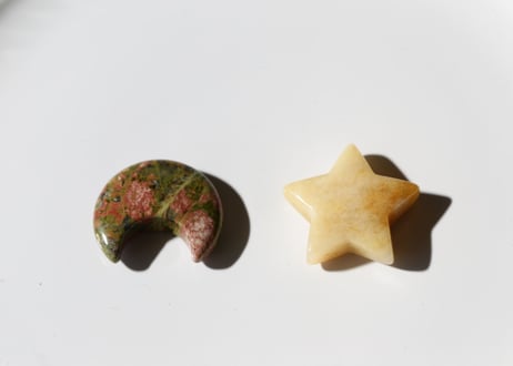ユナカイトの月と翡翠の星　【創造】