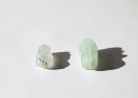 【調和が満ちる】ちび翡翠 ヒキュウペア