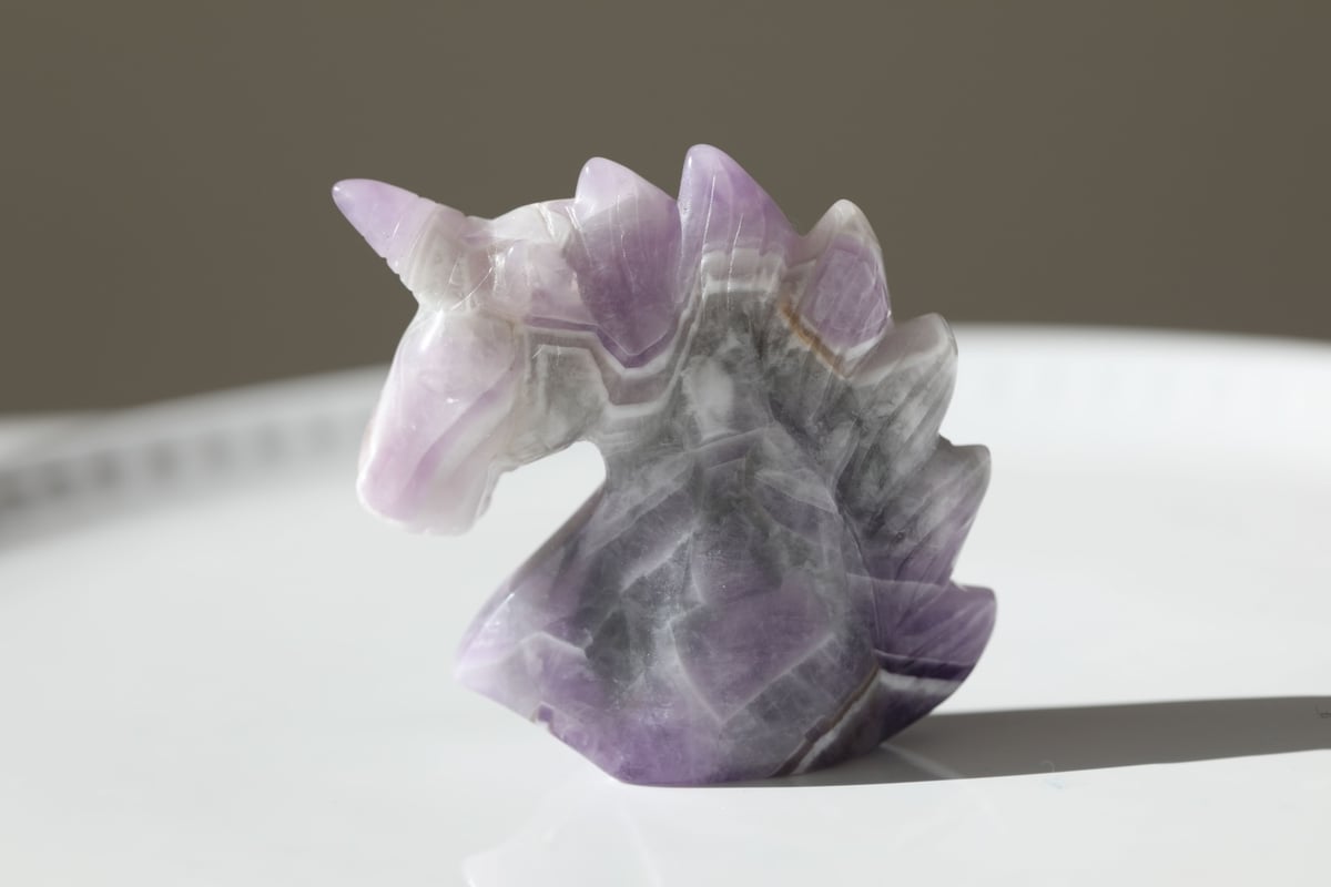 アメジストのユニコーン　ファントム入り アイスが食べたい】ドリームアメジスト ユニコーン | Y.S.Y24