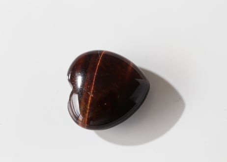 【ビターなチョコ】レッドタイガーアイ ハート