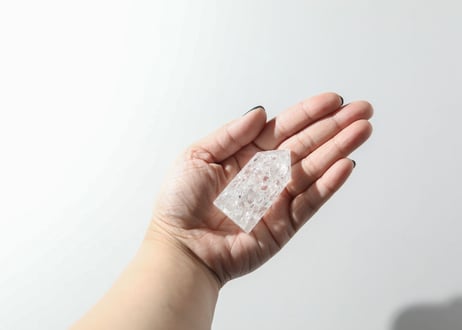 【虹の女神】クラック水晶 ポイント