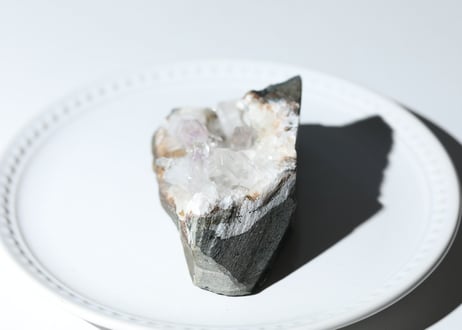 【Myu】ブランドバーグ産 アメジスト＆クォーツ クラスター