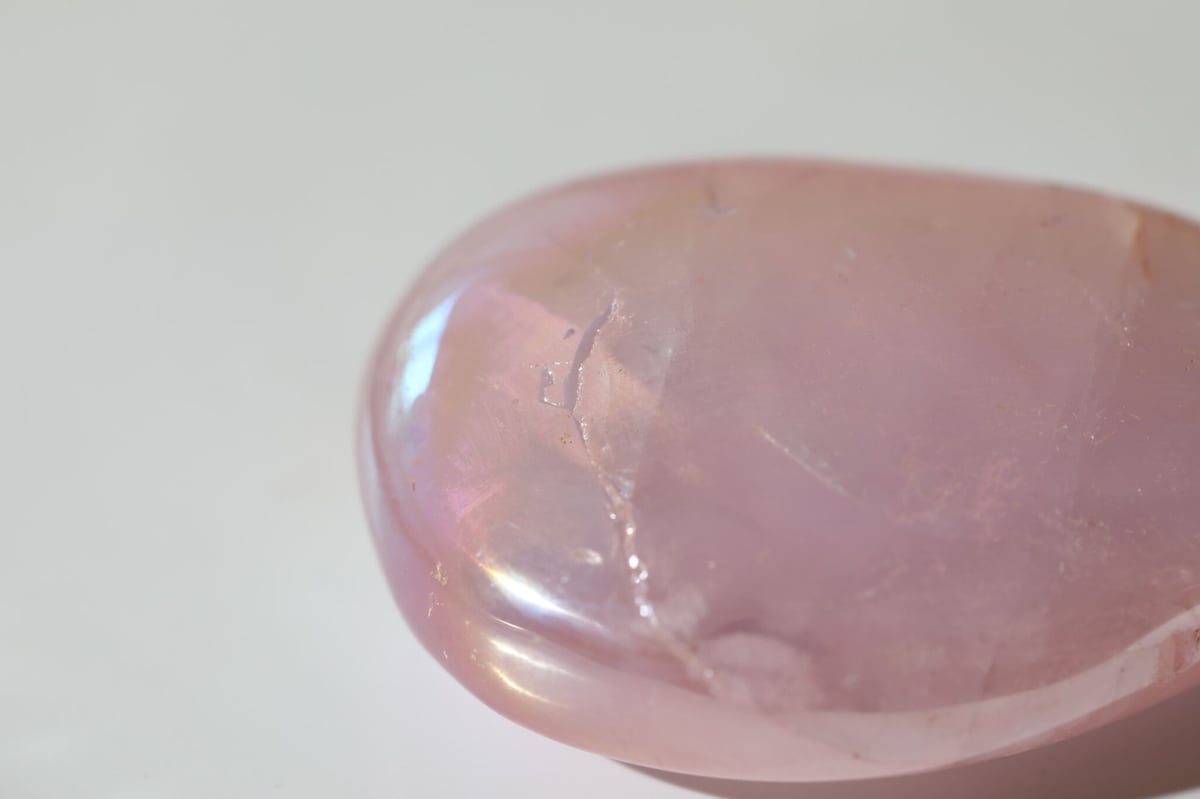 エンジェルオーラハートローズクォーツ 178g 天然石 パワーストーン