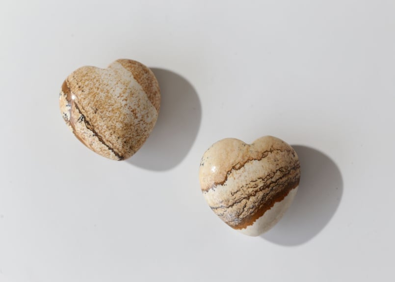 天使を呼ぶ石】ピクチャージャスパー ハート | Y.S.Y24