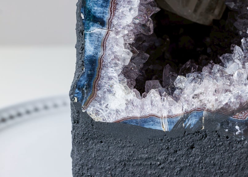 風水を整える/奇跡が起きる技入り】アメジストドーム with カルサイト