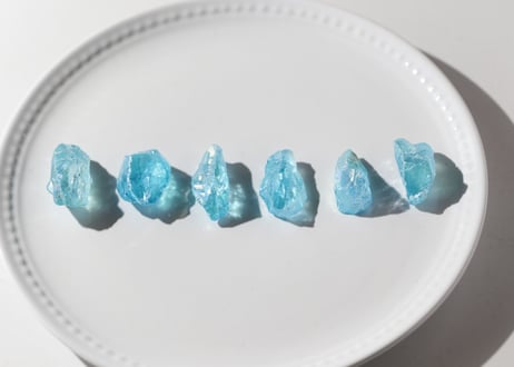 【海のさざめき】アクアオーラクォーツ（6個セット）