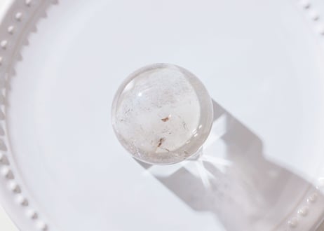 【大地の叫び】ガネッシュヒマール産 水晶 スフィア