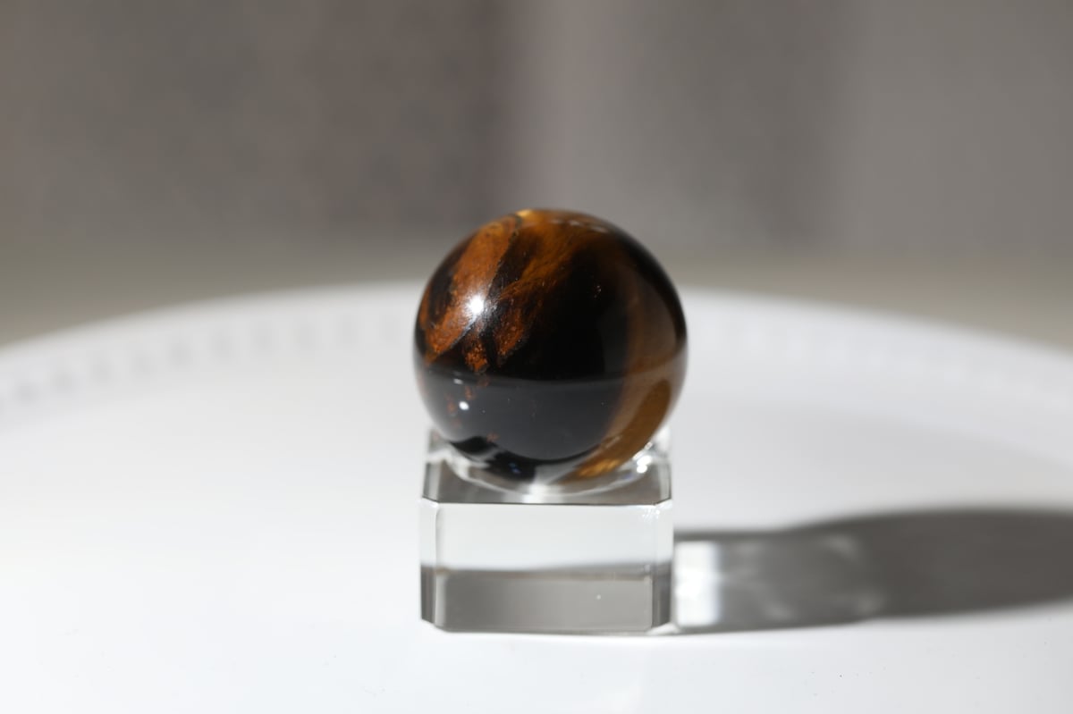 金を呼び込む】タイガーアイ スフィア | Y.S.Y24