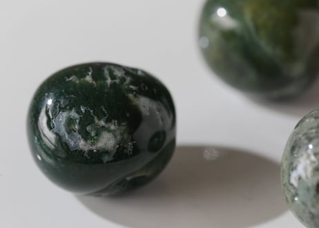 【森が呼んでる】モスアゲート タンブル（3個セット）