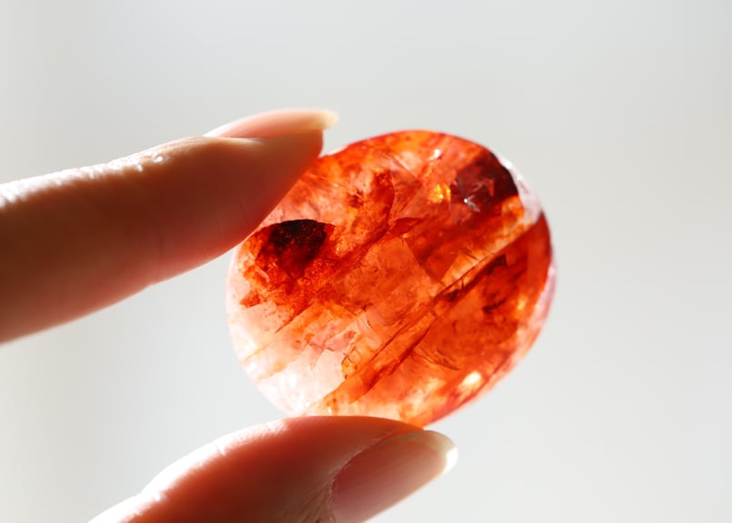 極上　ヘマタイトインクォーツ　K294 極上 ヘマタイトインクォーツ K294 勇気を後押しする】ヘマタイトイン