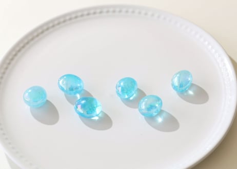 【地球の美しさ】アクアオーラクォーツ タンブルS（6個セット）
