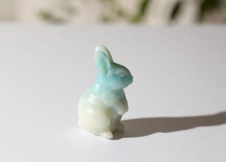 【飛躍のシンボル】アマゾナイト うさぎ