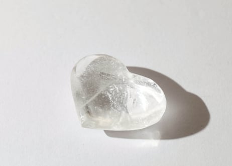 【CONNECTION つながり（必要なものすべてと繋がる）シジル封入 オリジナルカード付き❣️】クリアクォーツ ハート ※イベントクーポン使用不可