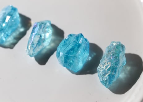 【海のさざめき】アクアオーラクォーツ（6個セット）