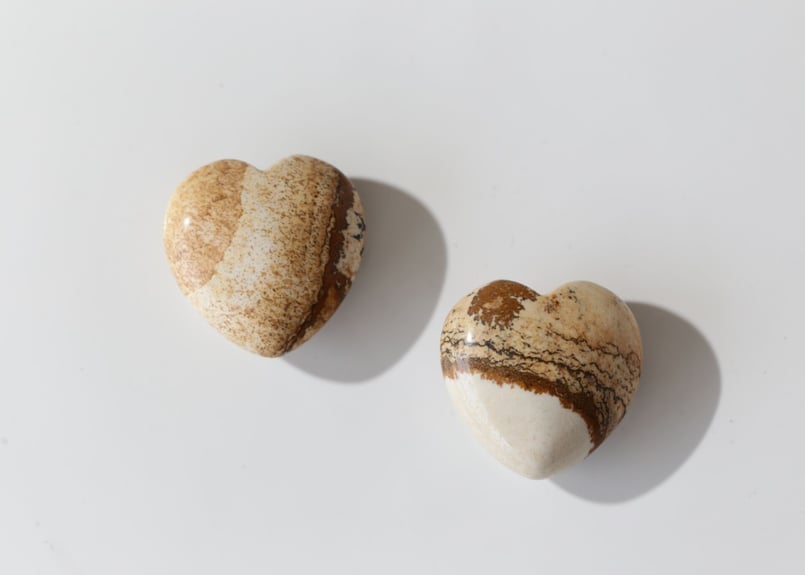 天使を呼ぶ石】ピクチャージャスパー ハート | Y.S.Y24