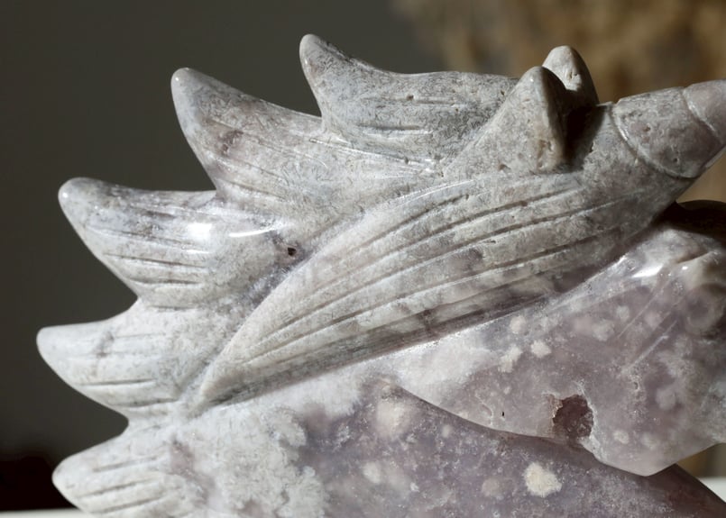 光を表現する】ハイクオリティ ドゥルジーピンクアメジスト ユニコーン