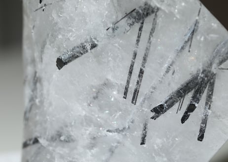 【澄んだ空気】虹入り ブラックトルマリンインクォーツ フリーフォーム
