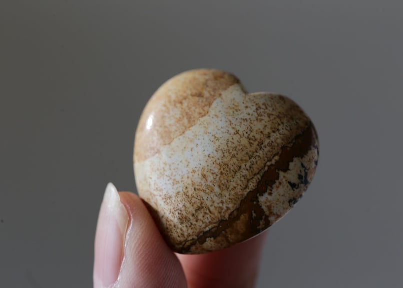 天使を呼ぶ石】ピクチャージャスパー ハート | Y.S.Y24