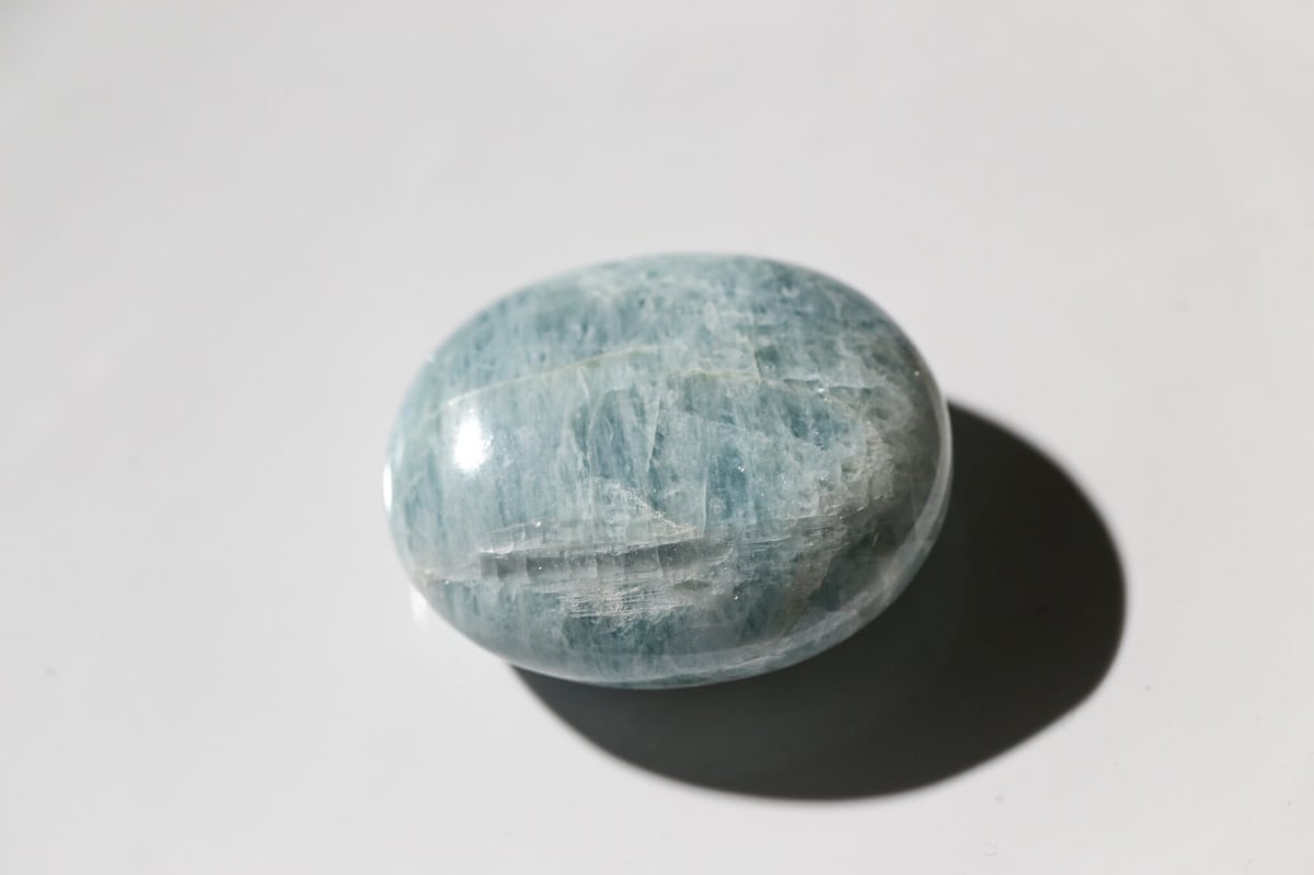 高品質　アクアマリン　ハート　握り石 アクアマリン ハート | Crystal shop Mayria