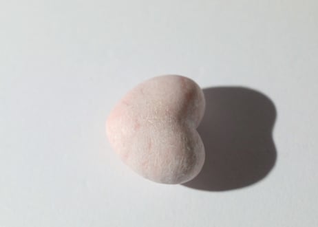 【愛を膨らませる】ピンクオパール ハート