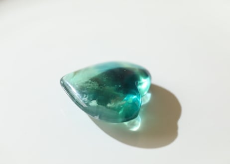 【Hawaii】虹入りフローライト ハート