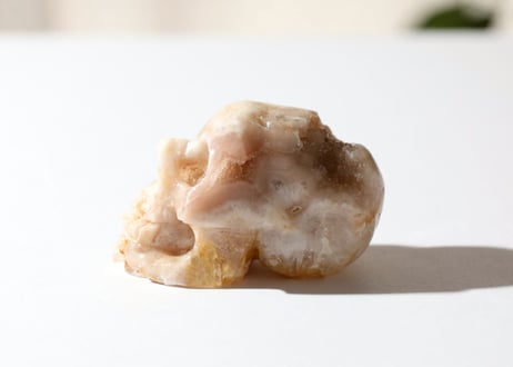 【CHAOSCLEARING カオス解消（自分を超えて成長する）シジル封入 オリジナルカード付き❣️】ドゥルジー ピンクアメジスト スカル ※イベントクーポン使用不可