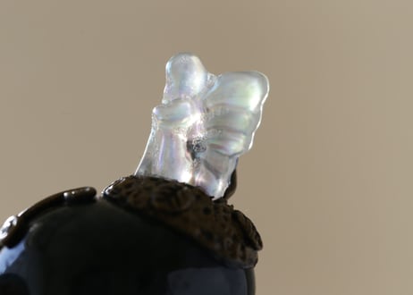 〈リメイク品〉エンジェルオーラ フローライトの精霊とモスアゲートの小さなアルター