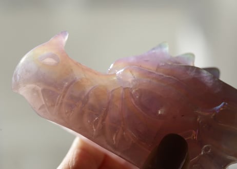 技封入❣️【宇宙意識と接続する】 エンジェルオーラローズクォーツ ドラゴン【奇跡を持ち寄る】 ※イベントクーポン使用不可