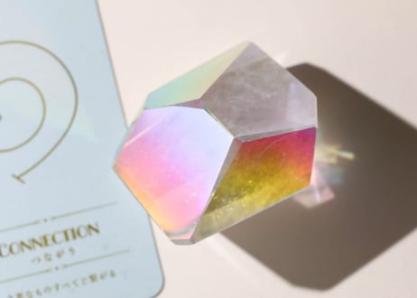 【CONNECTION つながり（必要なものすべてと繋がる） シジル封入 オリジナルカード付き❣️】エンジェルオーラ クリアクォーツ フリーフォーム ※イベントクーポン使用不可