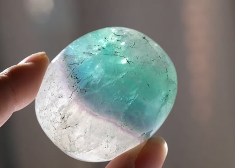 【あなたを癒したい】フローライト 握り石